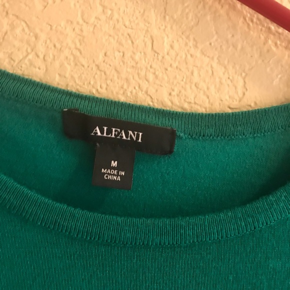 ❤️ Ladies size medium lovely green three-quarter length sleeve sweater - Picture 4 of 8